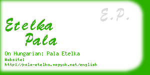 etelka pala business card